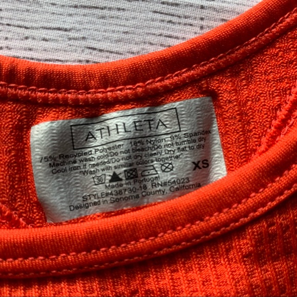 ATHLETA red tank top - Picture 3 of 6